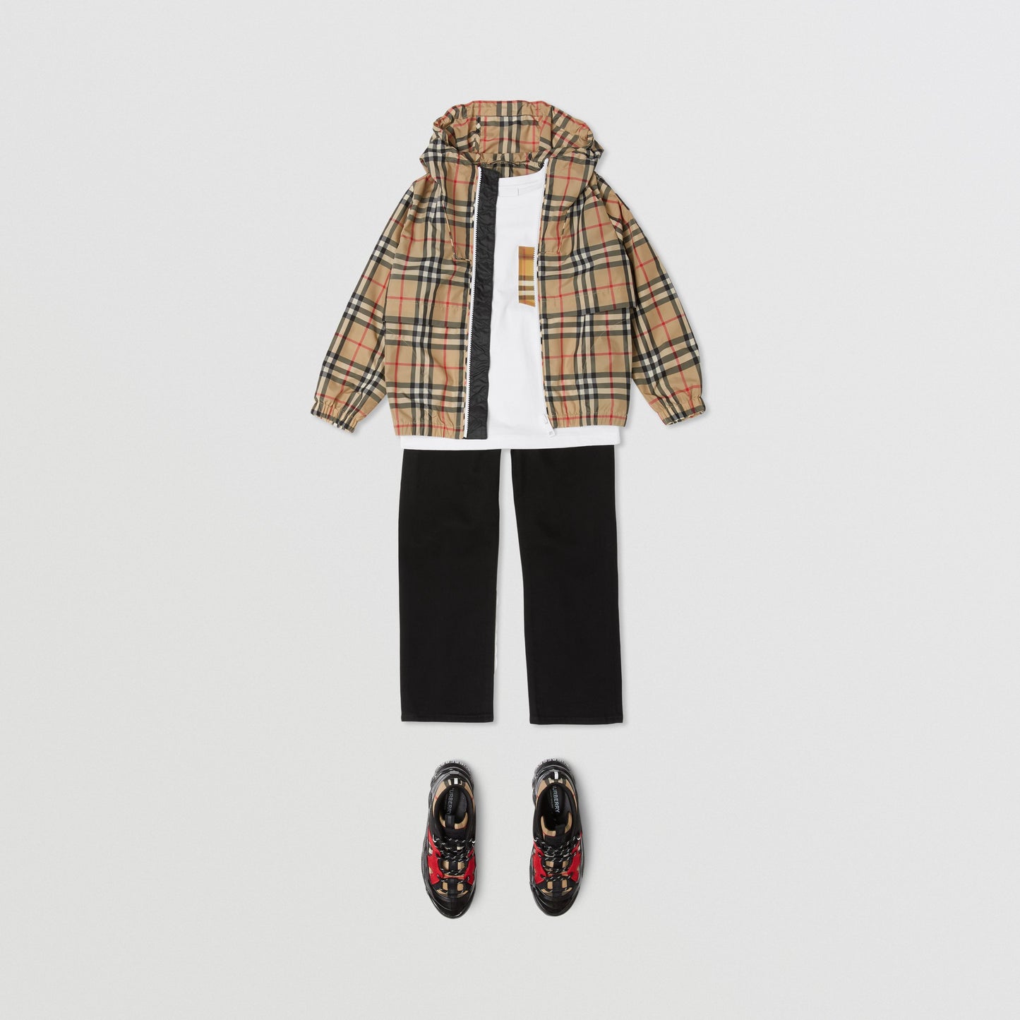 Burberry Vintage Check Lightweight Hooded Jacket