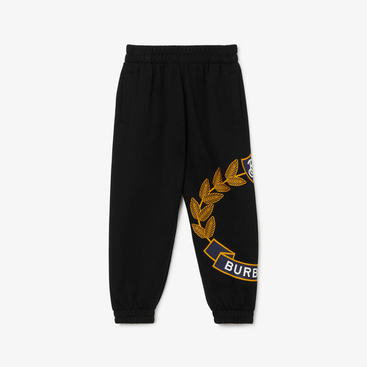 Oak Leaf Crest Cotton Jogging Pants