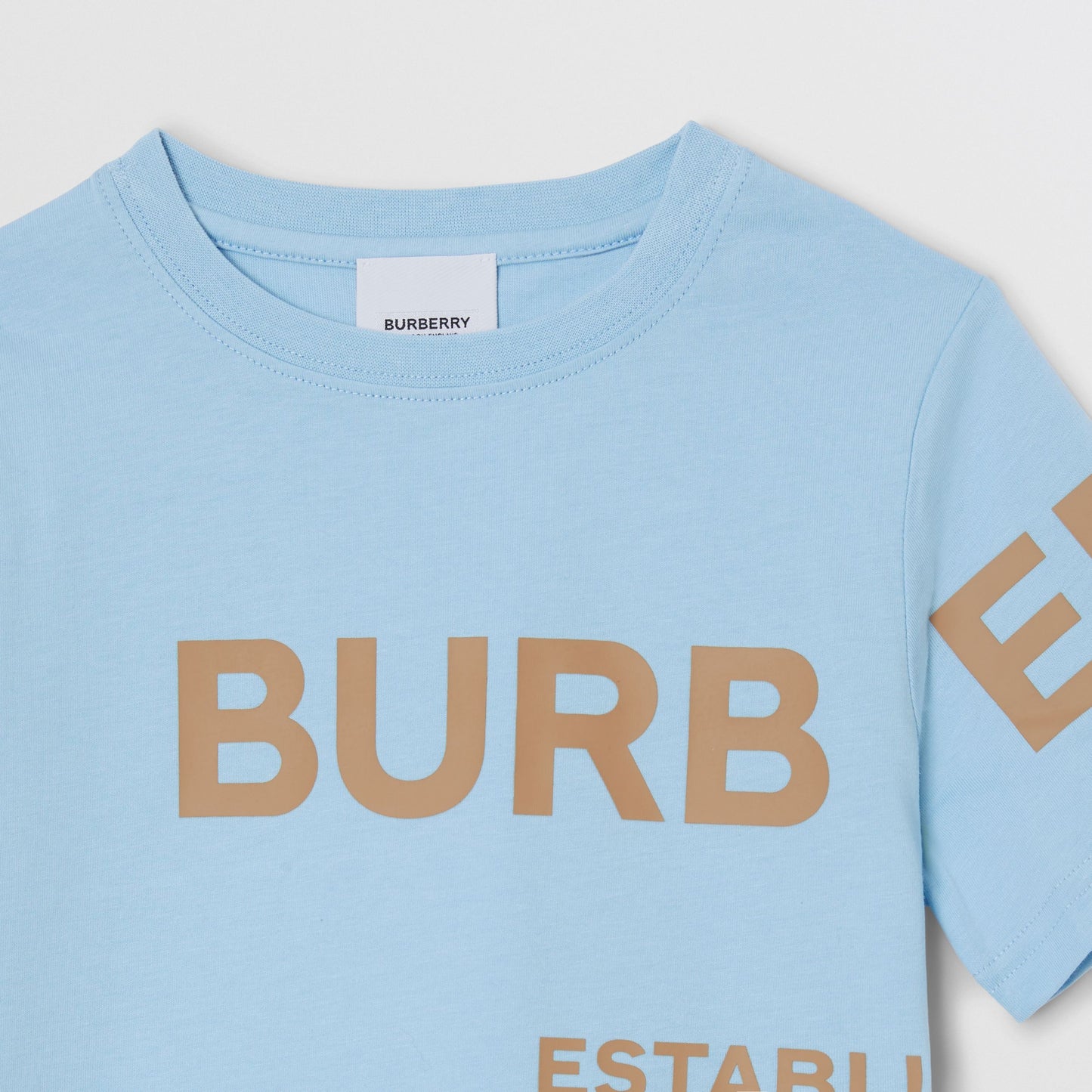 Burberry Horseferry Print Blue Tshirt