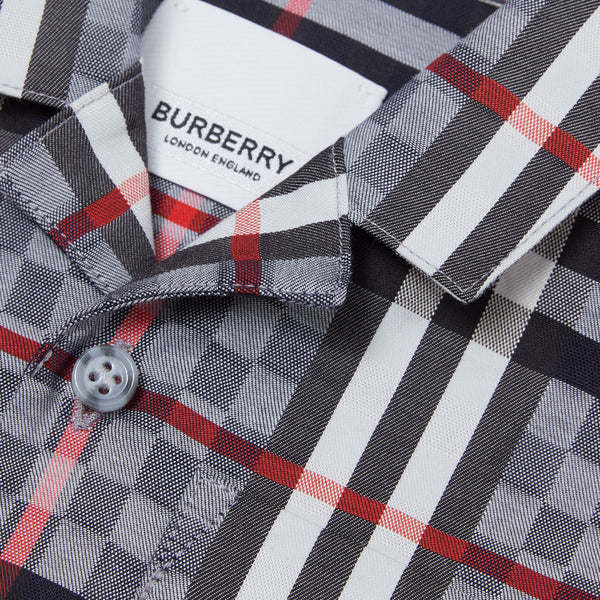 Burberry Baby Short-sleeve Chequerboard Shirt