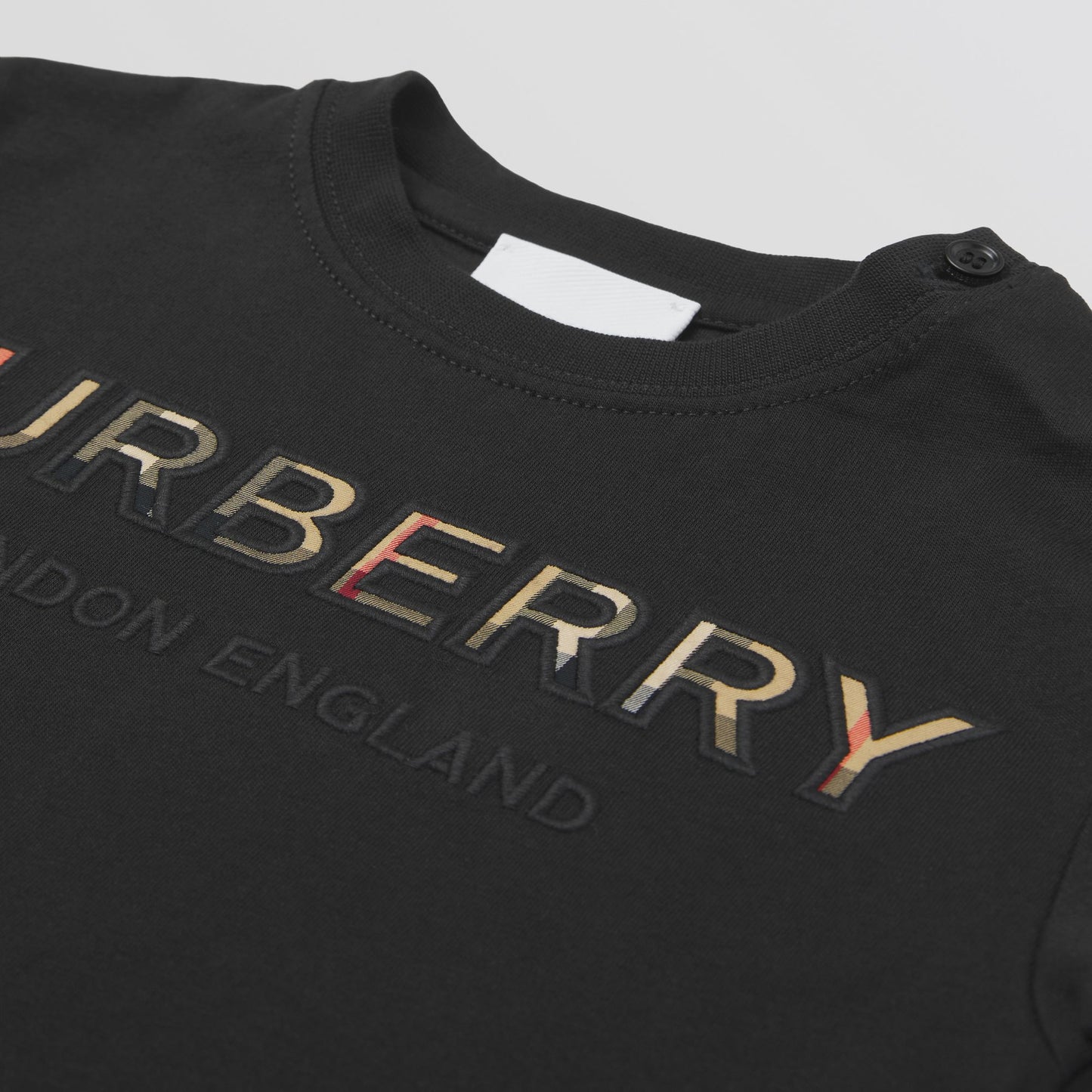 Burberry Baby Embroidered Logo Cotton T-shirt