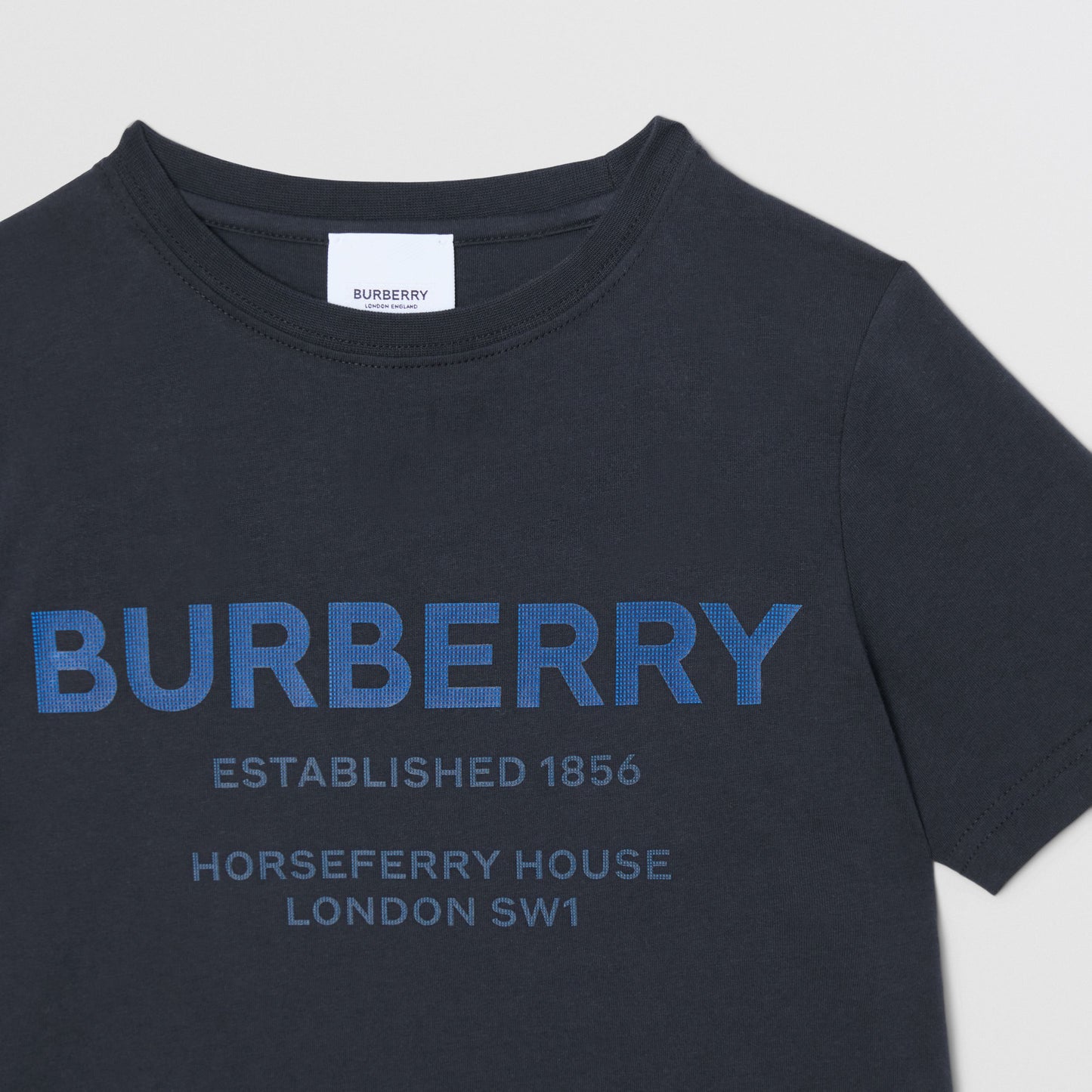 Burberry Navy Horseferry Print Cotton T-shirt