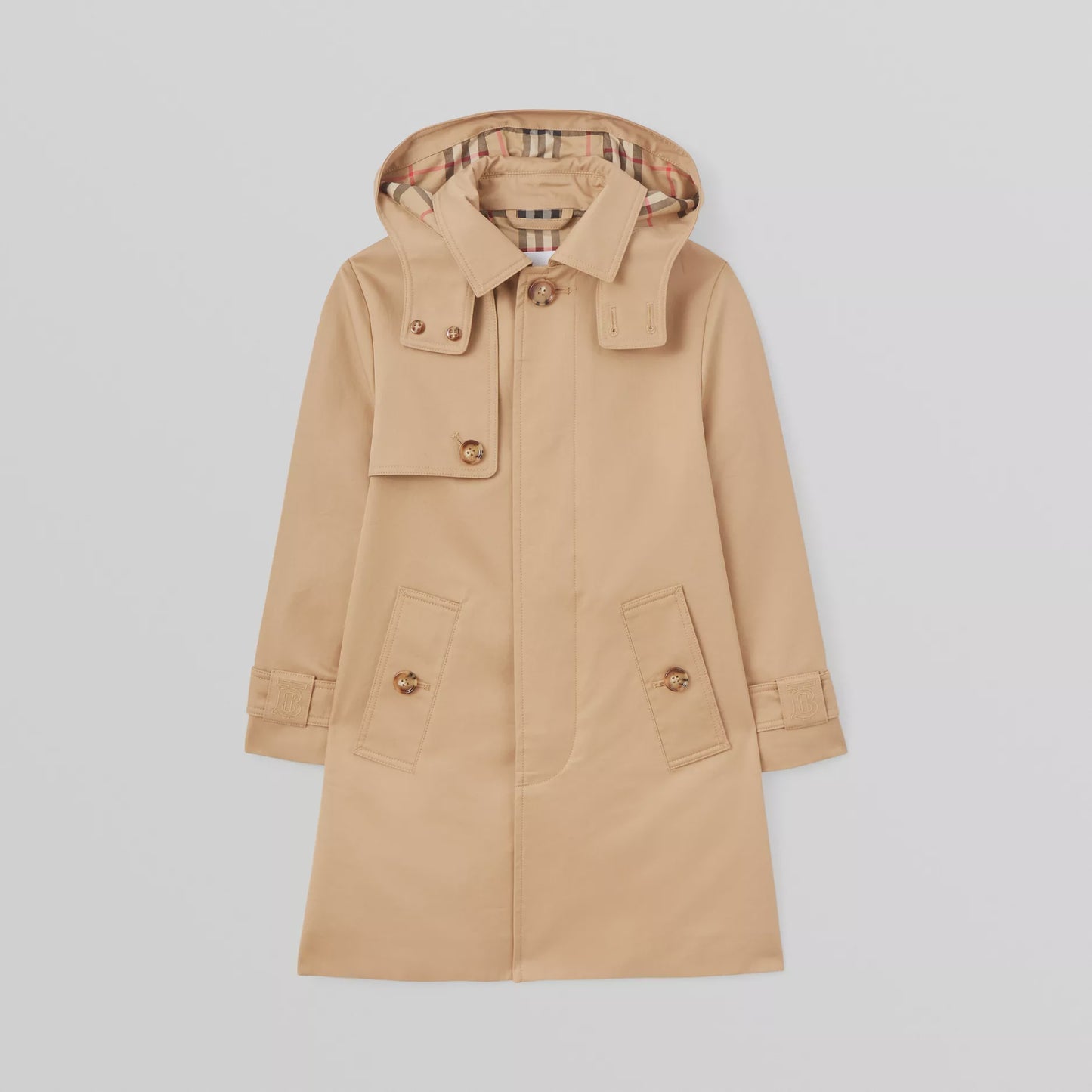 Burberry Hood Cotton Coat