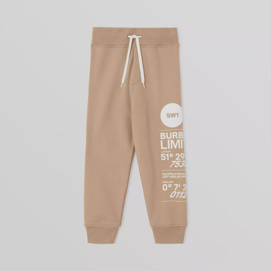 Burberry Beige Montage Sweatpants