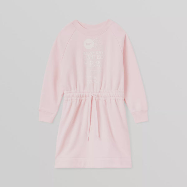 Burberry Pink Montage-print cotton dress