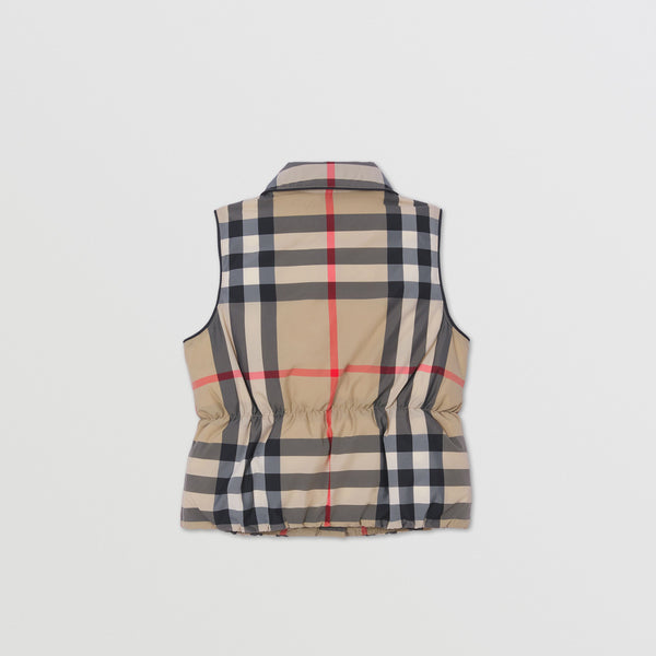 Burberry Down-filled Check Recycled Polyester Gilet