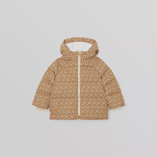 Burberry Bright Orange Down Jacket