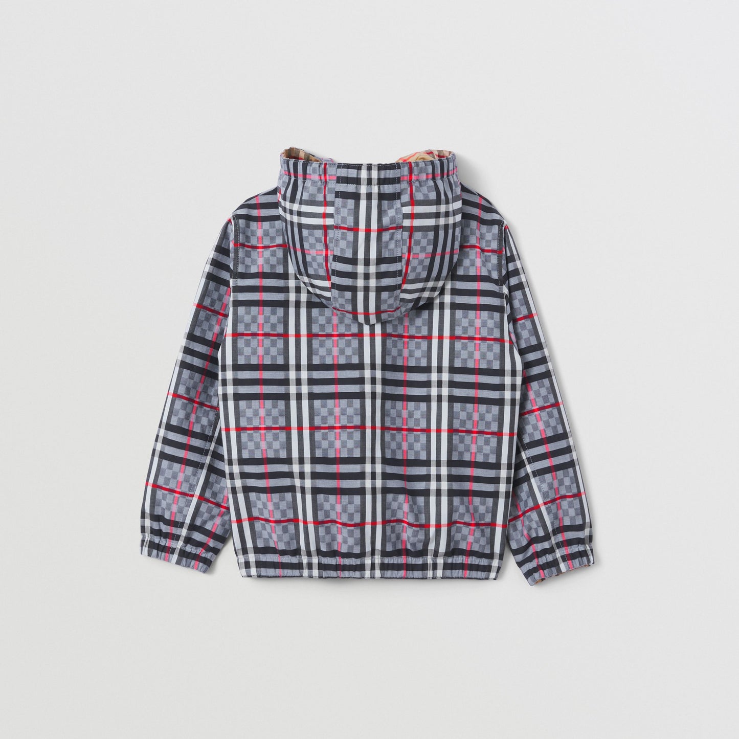 Burberry Reversible Check Stretch Jacquard Jacket