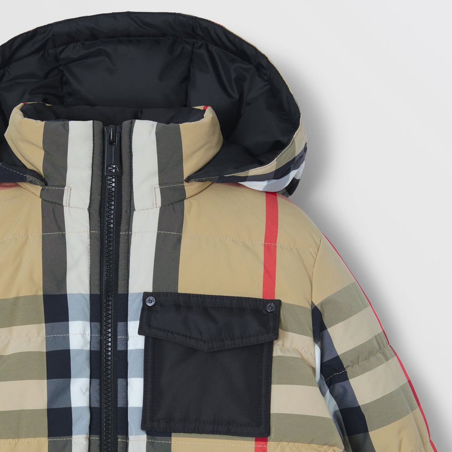 Burberry Check Down Jacket