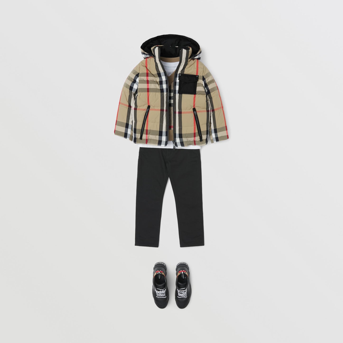 Burberry Check Down Jacket