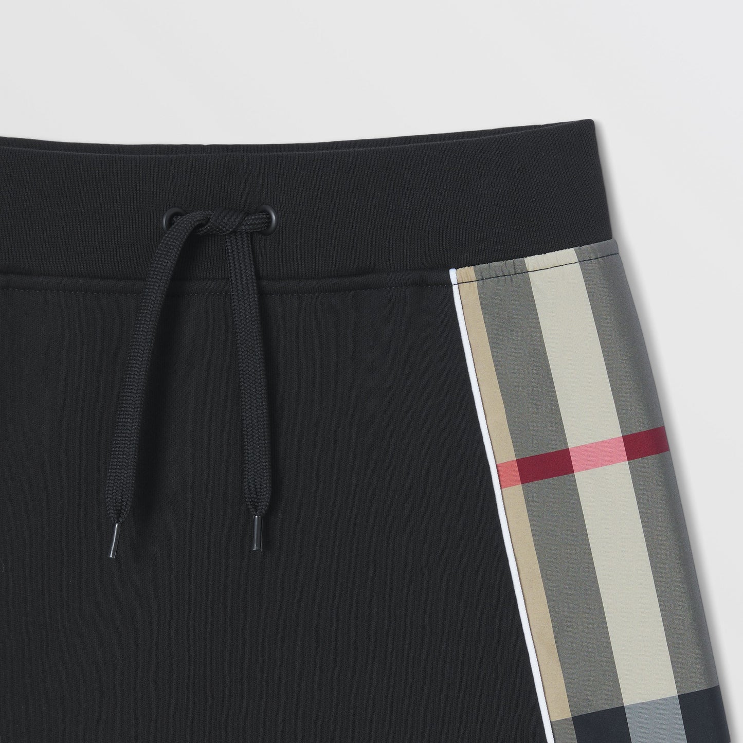 Burberry Check Panel Cotton Skirt