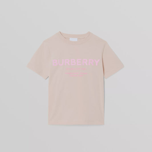 Burberry Pink Horseferry Print Cotton T-shirt