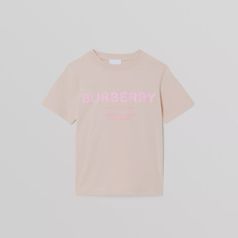 Burberry Pink Horseferry Print Cotton T-shirt
