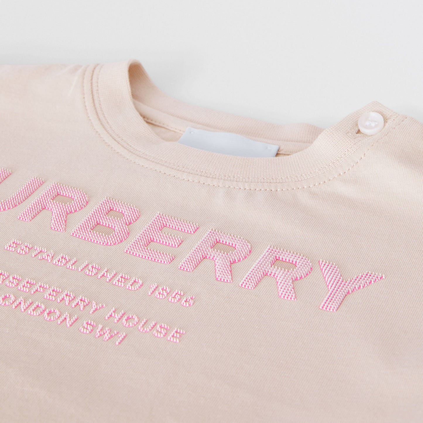 Burberry Baby Pink Horseferry Print T-shirt