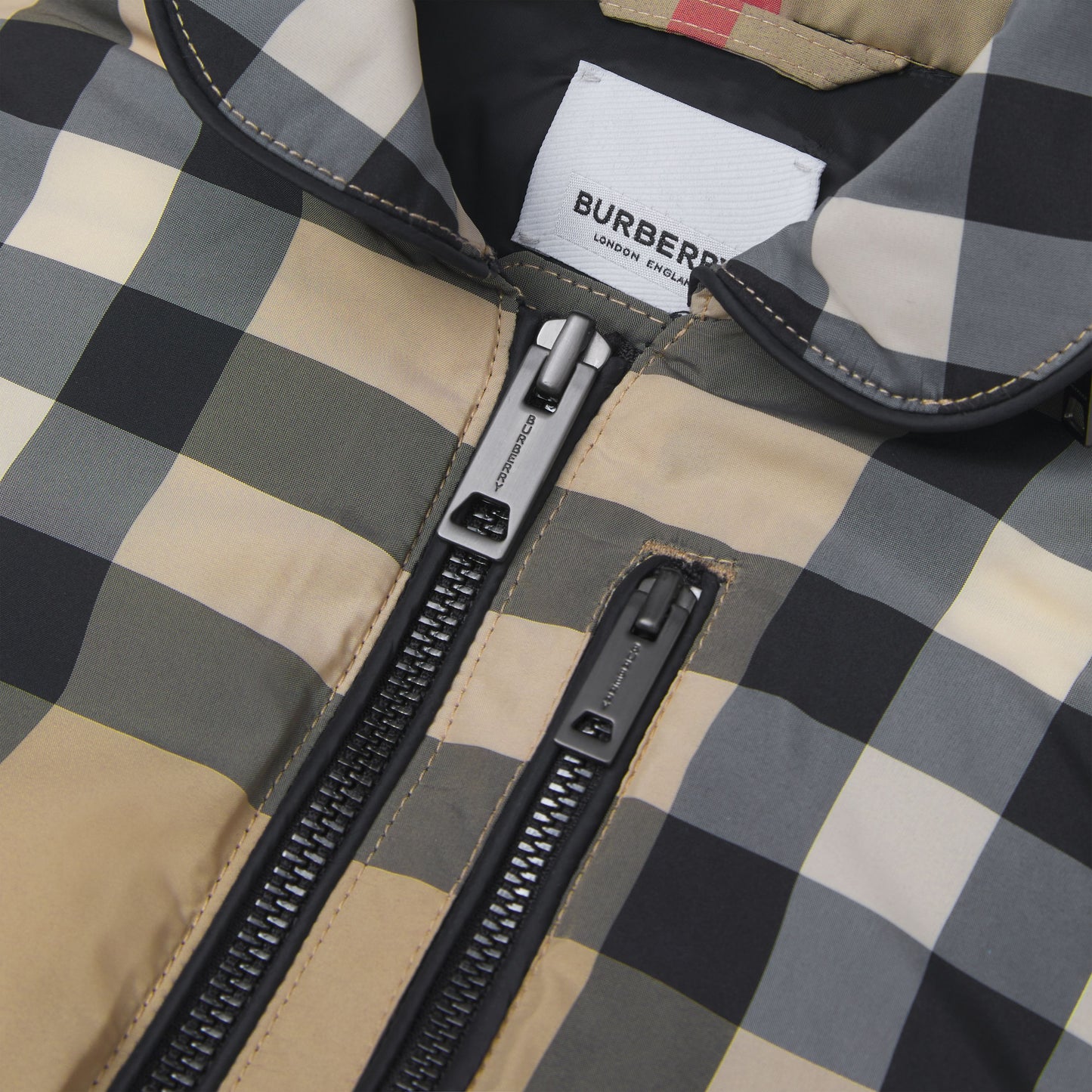 Burberry Down-filled Check Recycled Polyester Gilet