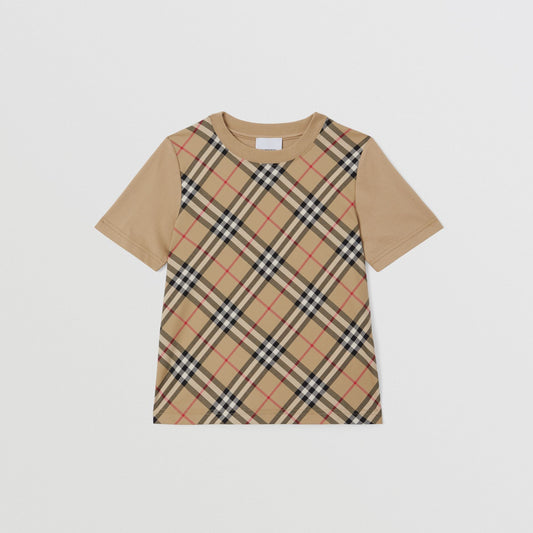 Burberry Vintage Check Panel T-shirt