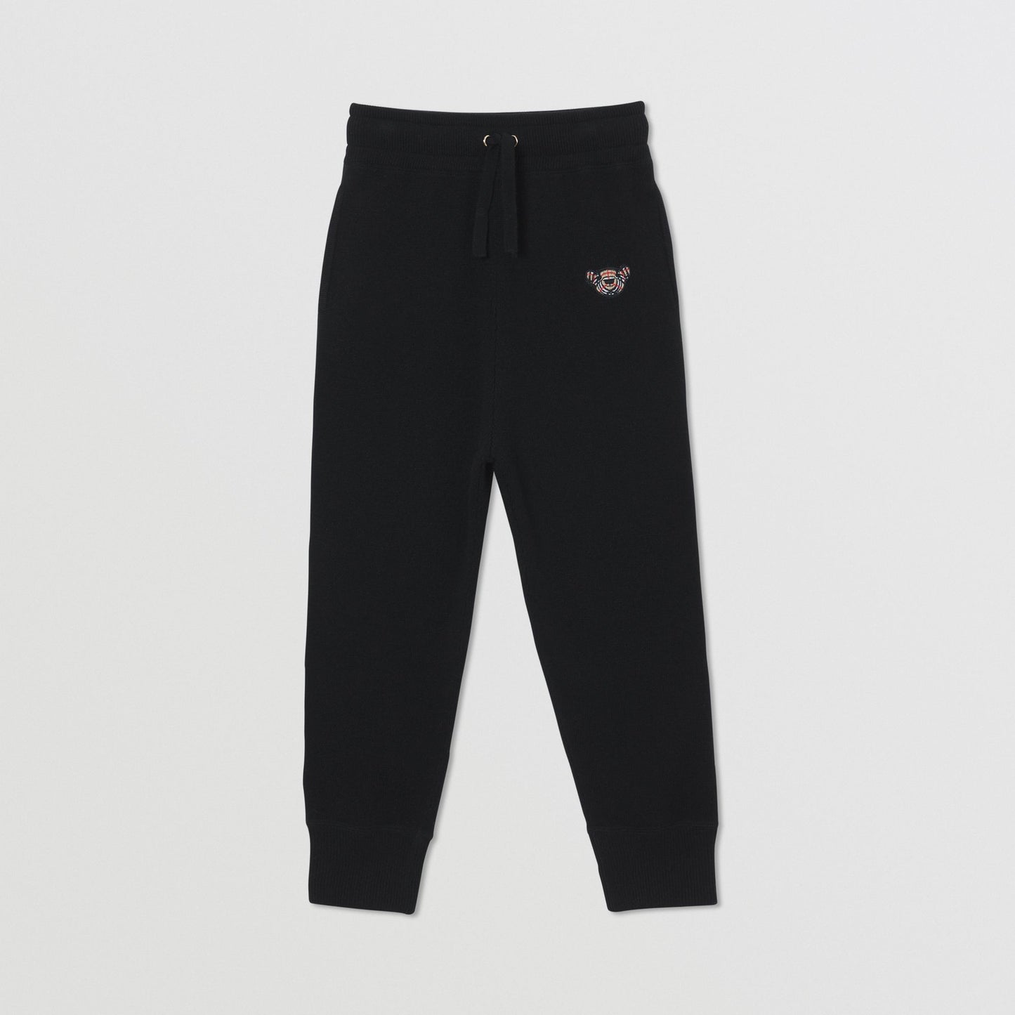 Burberry Thomas Bear Motif Cashmere Jogging Pants