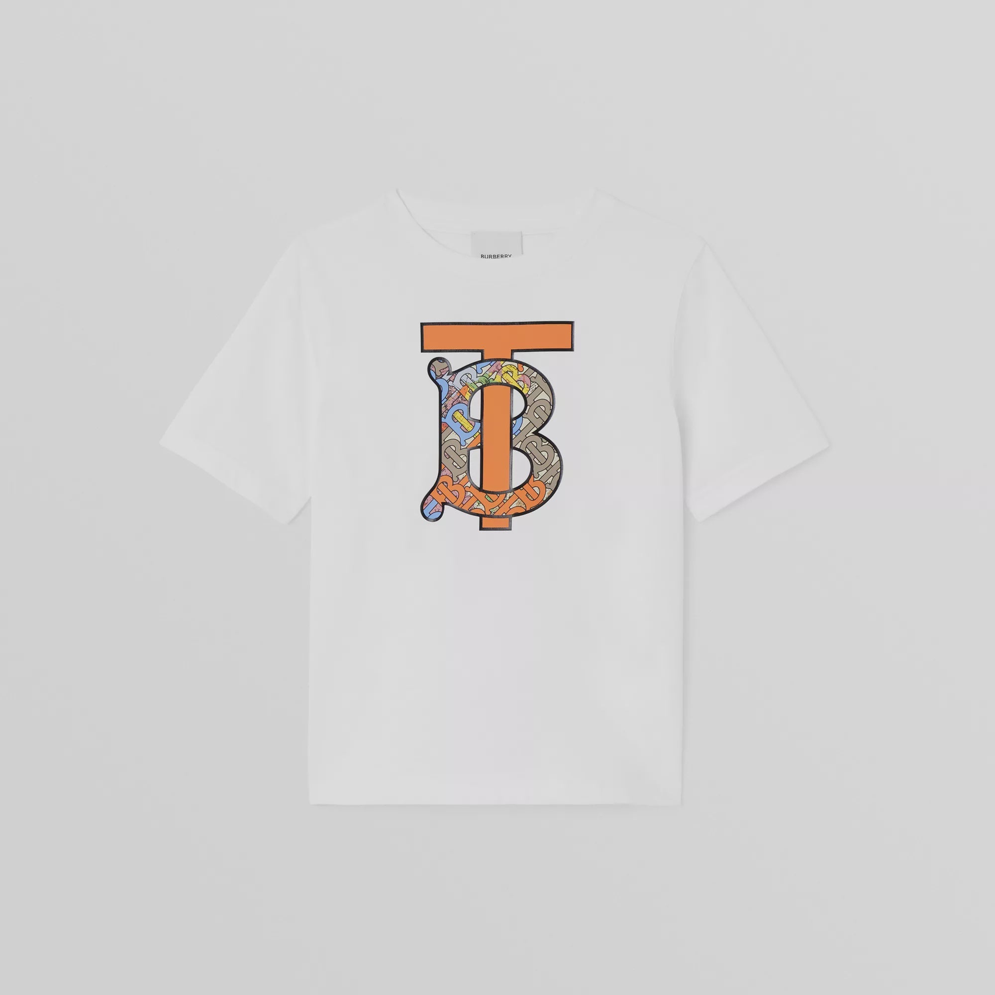 BURBERRY WHITE deals MONOGRAM MOTIF T-SHIRT