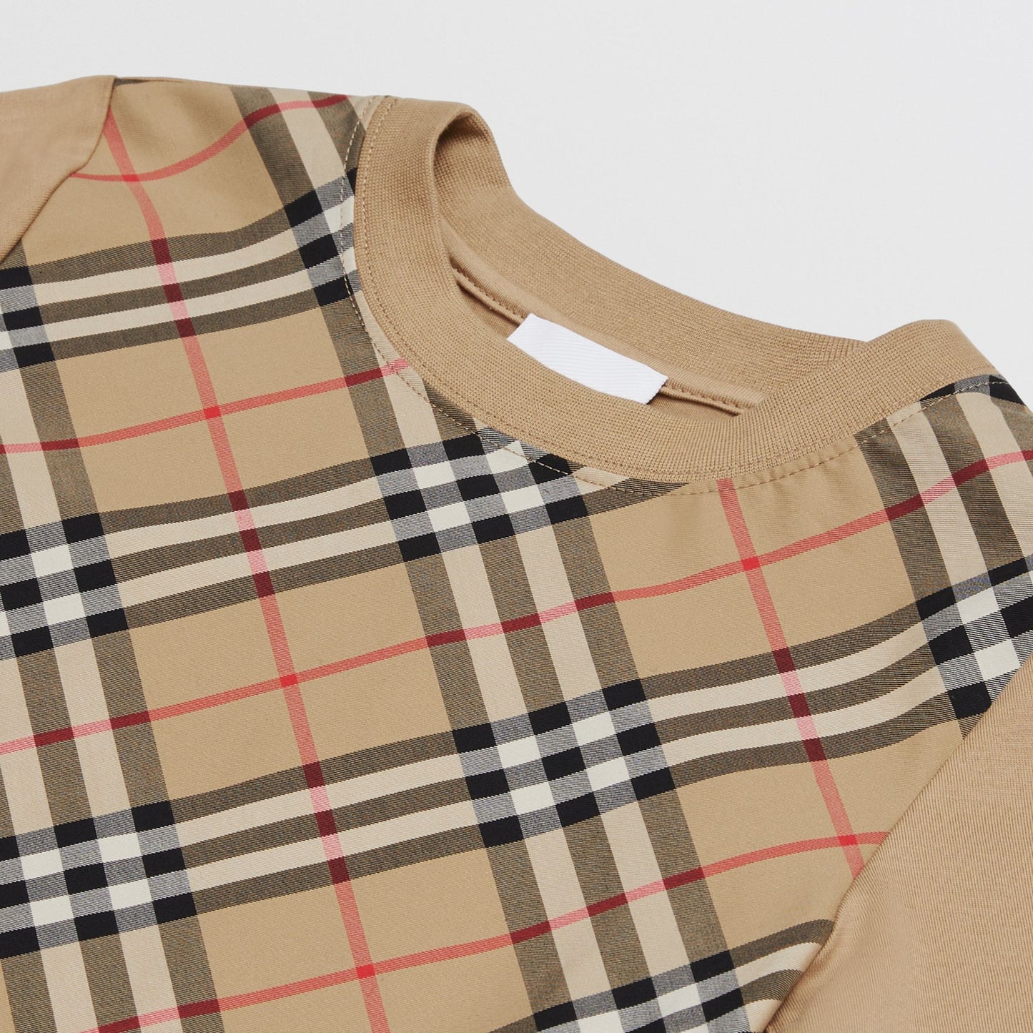 Burberry Vintage Check Panel T-shirt