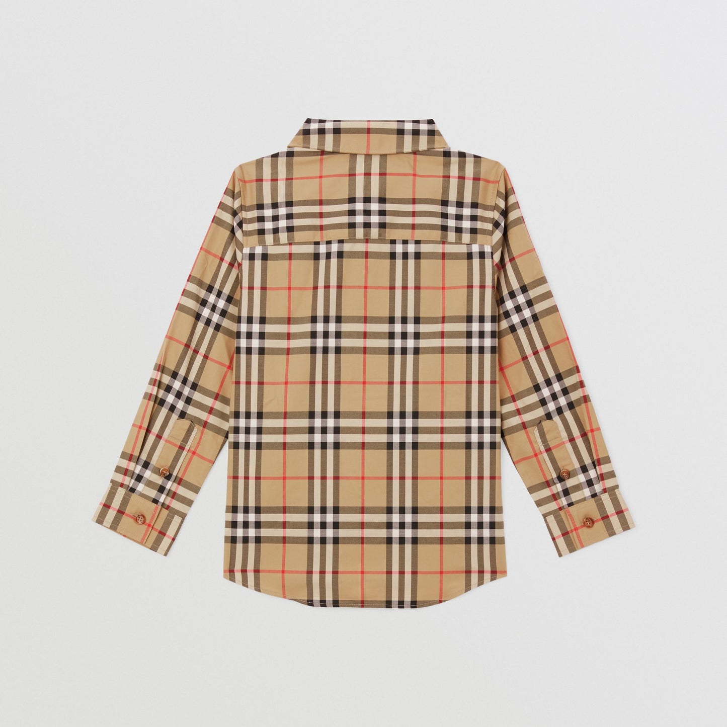 Burberry Vintage Check Stretch Cotton Shirt