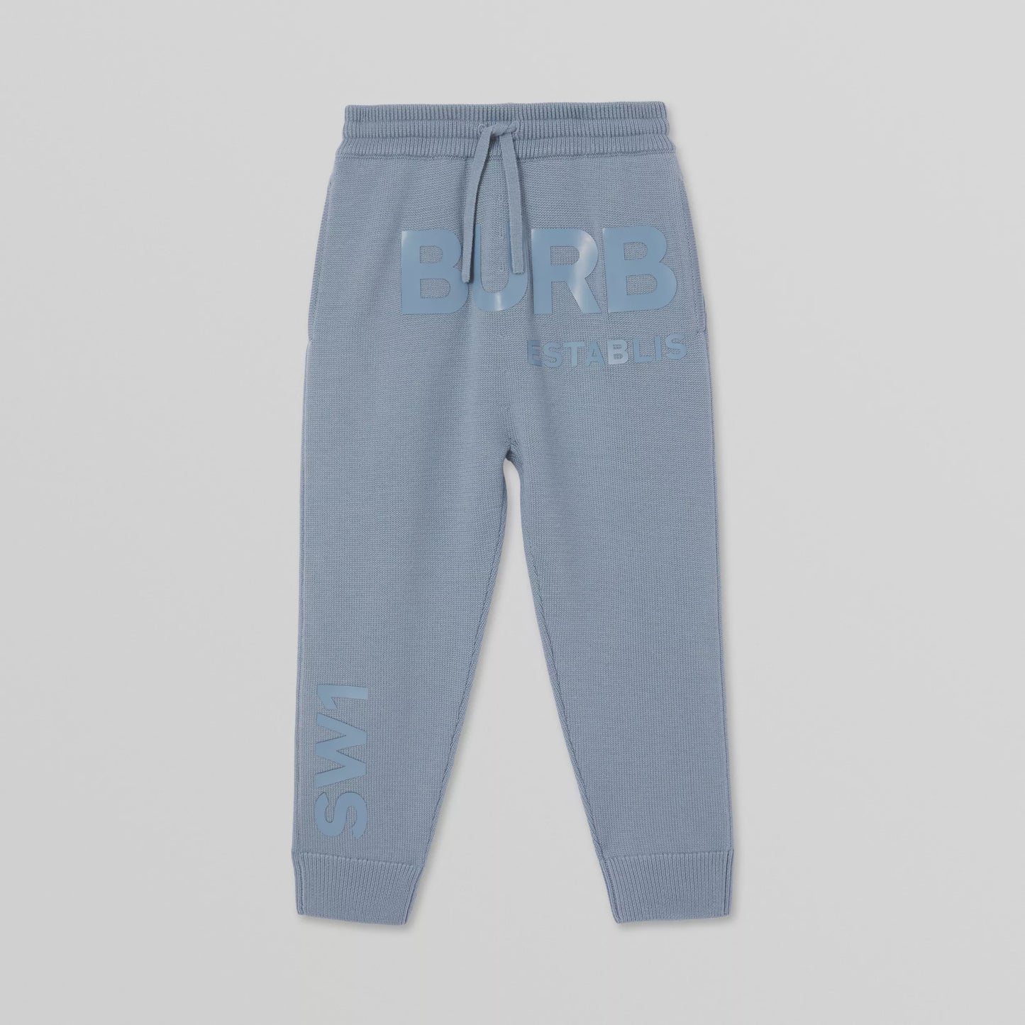 Burberry Horseferry Print Wool Jogging Pants