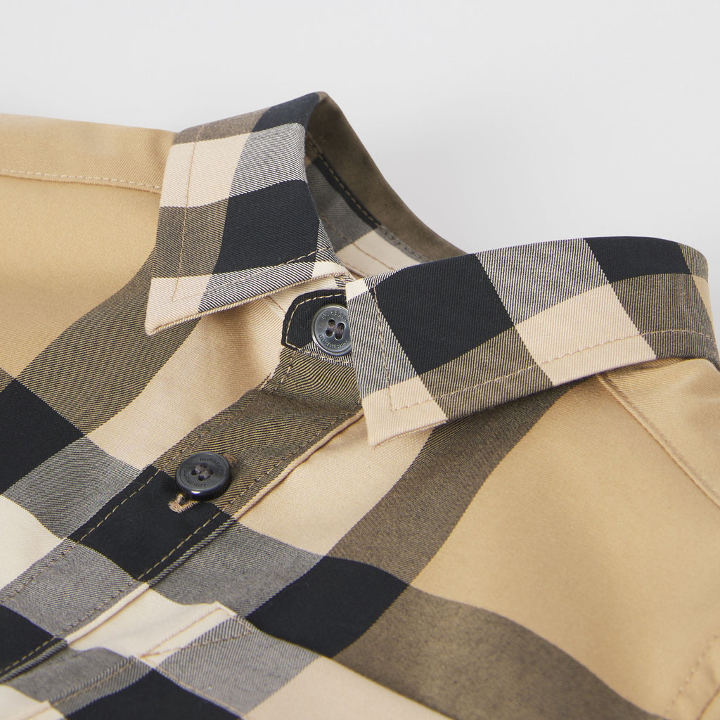 Brown shop burberry shirt