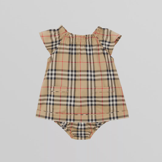 Burberry Vintage Check Dress with Bloomers