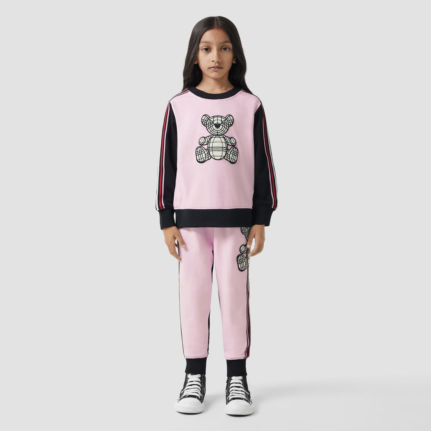 Burberry Thomas Bear Pink Cotton Sweatshirt