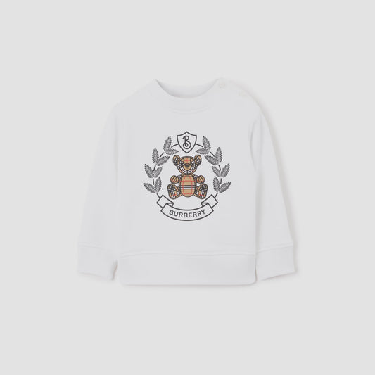 Burberry Thomas Bear Print Baby Sweatshirt