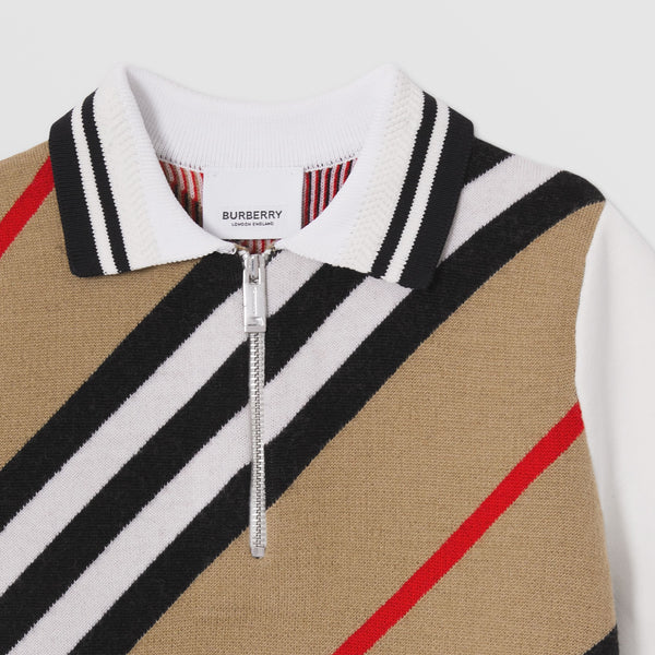 Burberry Logo Knitted Polo