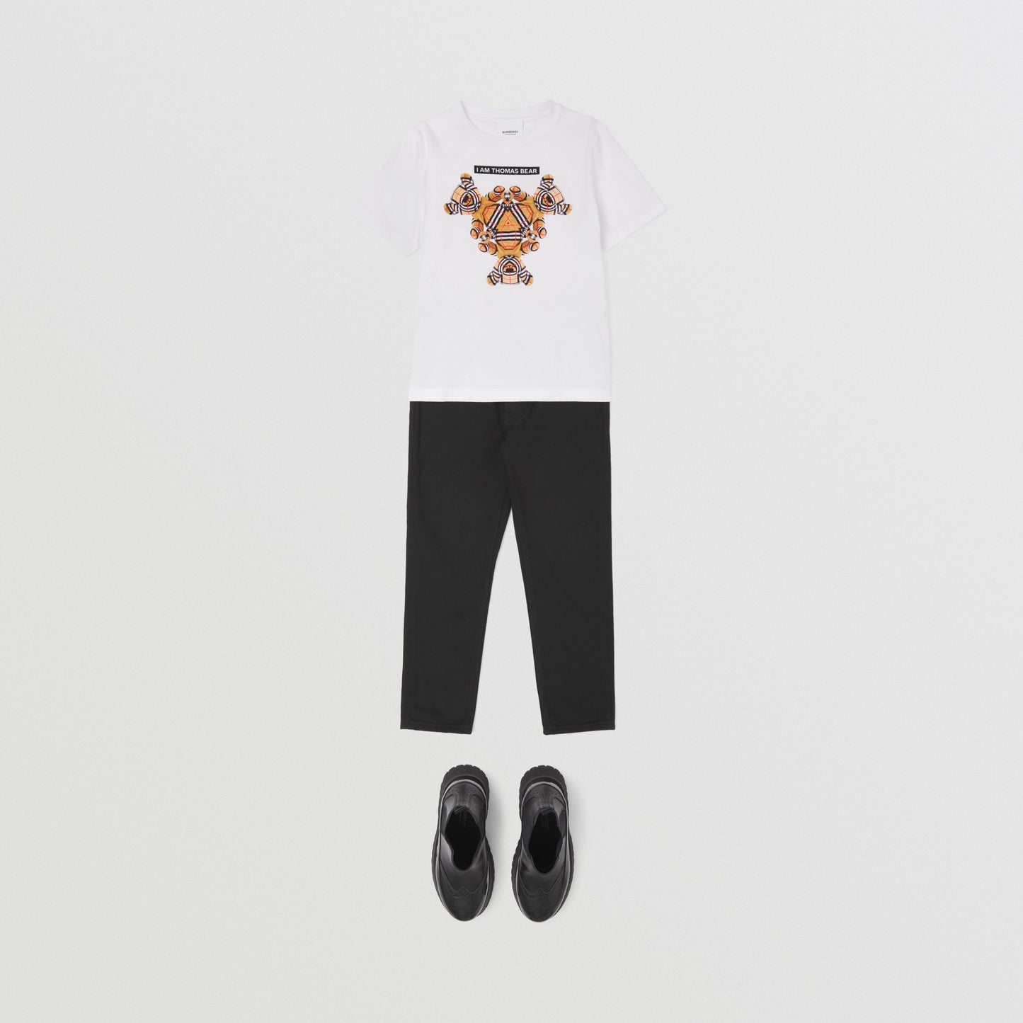 Burberry Bear Montage Print Cotton T-shirt