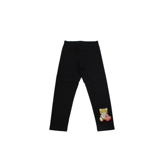 Moschino Girls Black Teddy Legging