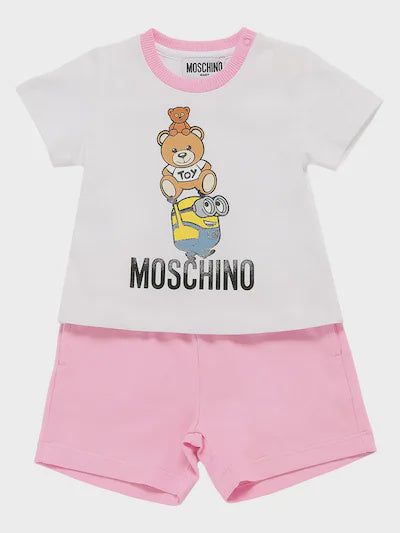 Moschino Minion Graphic Baby 2pcs Set