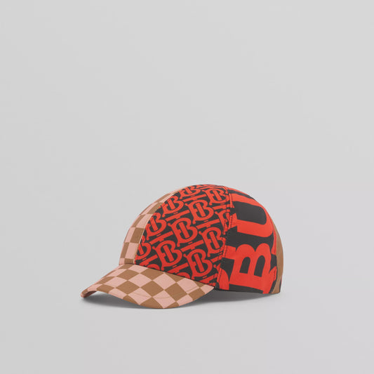 Burberry Montage Print Nylon Baseball Cap