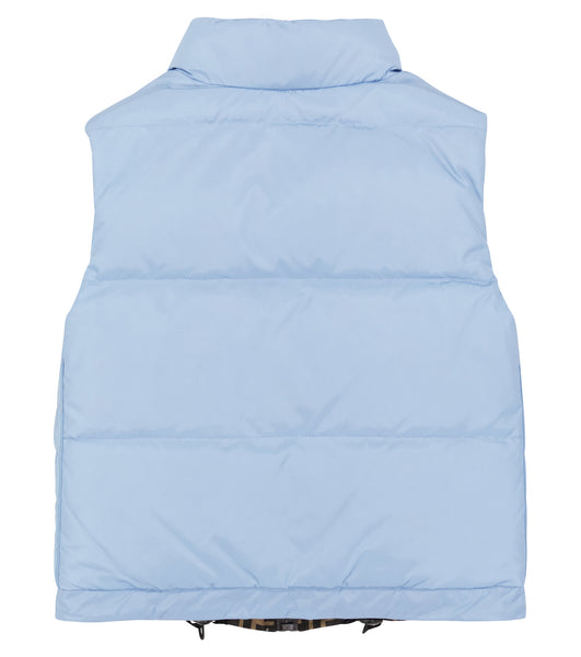 Fendi Allover Logo Print Reversible Vest