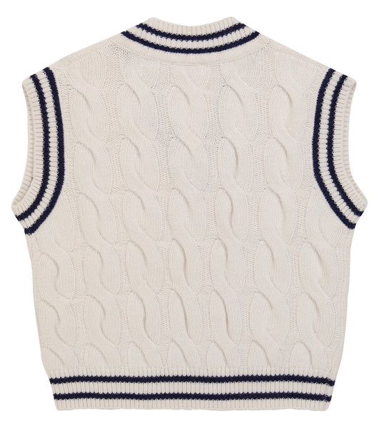 Fendi Logo Knit Sweater Vest