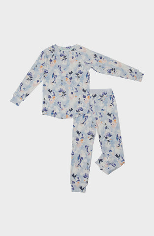 2-pc Pajama Set - Ink Floral