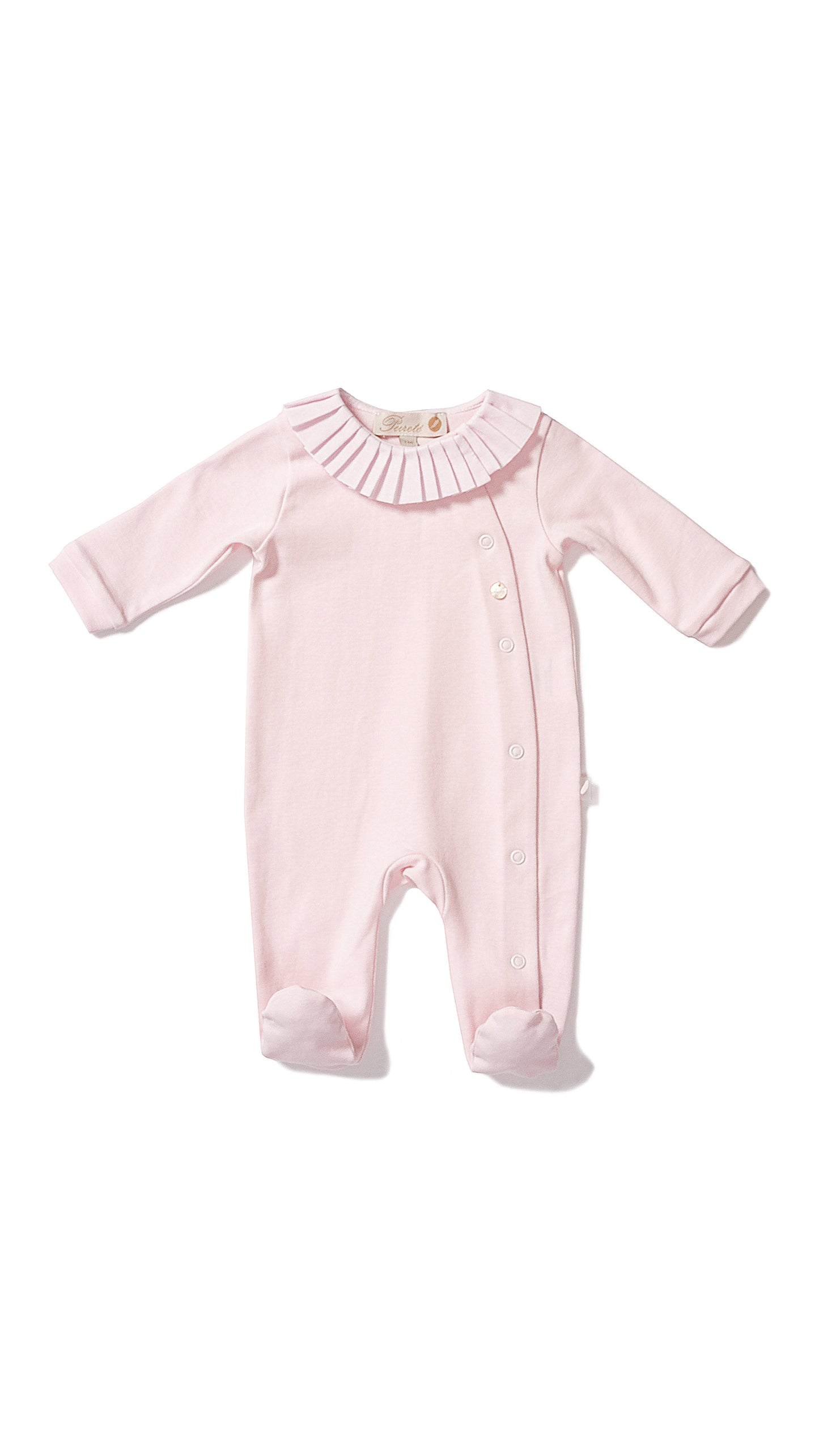 Purete Girls Pink Cotton Babygrow