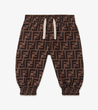 BABY REVERSIBLE SWEATPANTS WITH FF ALLOVER