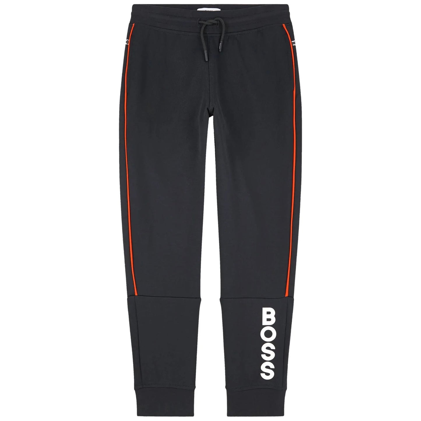 BOSS Black Cotton Logo Sweatpants