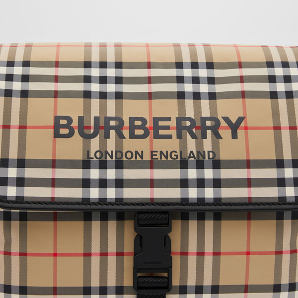 Burberry Vintage Check Nylon Baby Changing Bag