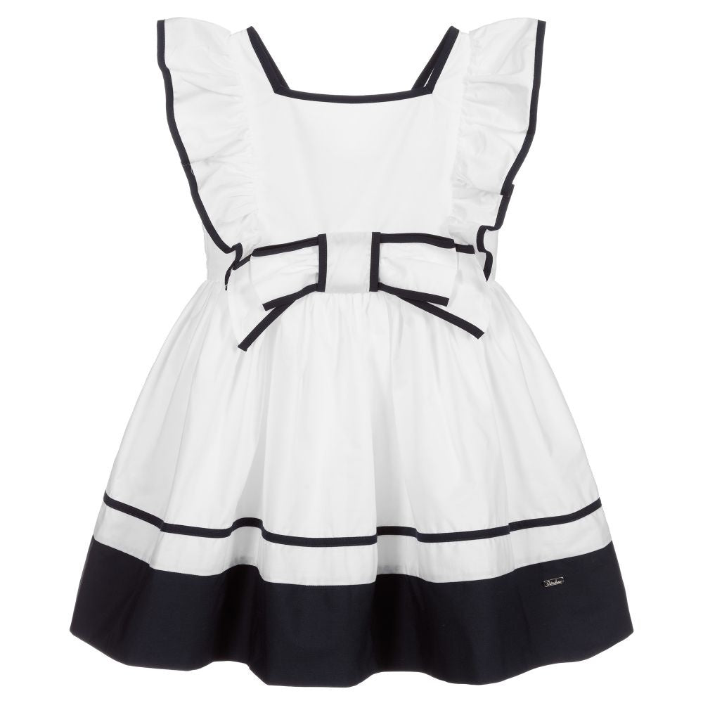 Patachou White Cotton Dress