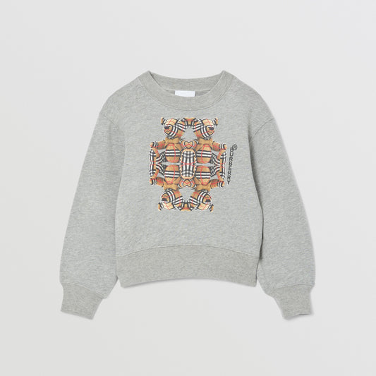 Burberry Thomas Bear Motif Cotton Sweatshirt