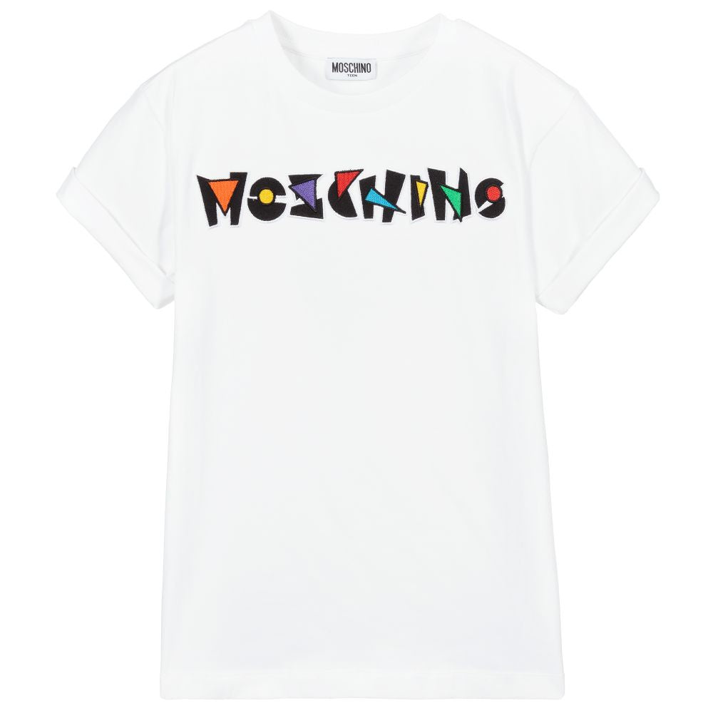 Moschino Logo Sign Maxi Tee