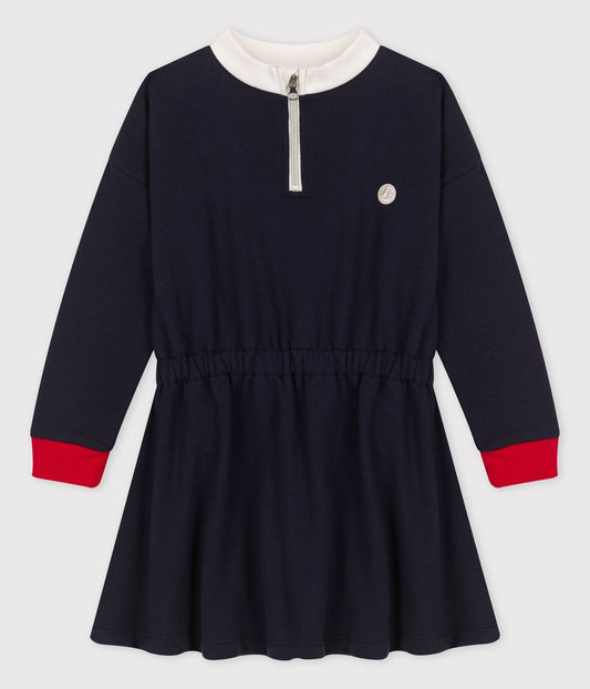Petit Bateau Girl's Fleece Dress