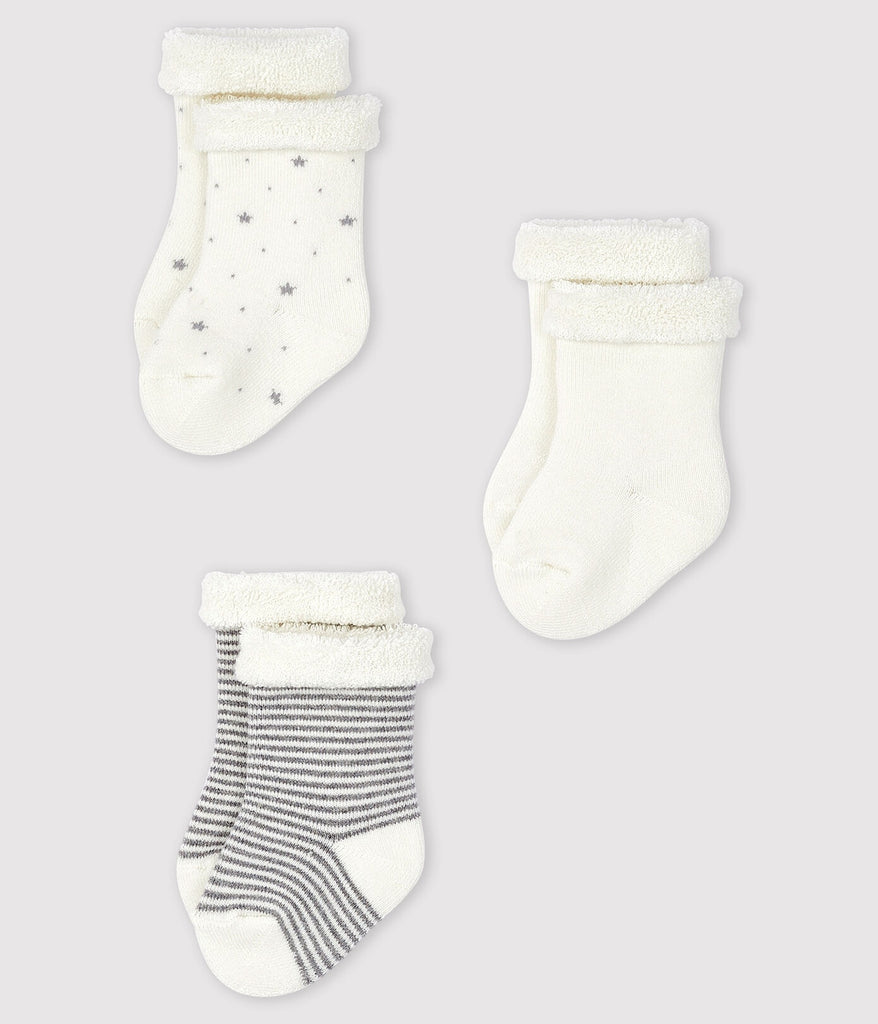 Petit Bateau Baby Cotton Socks 3-pks
