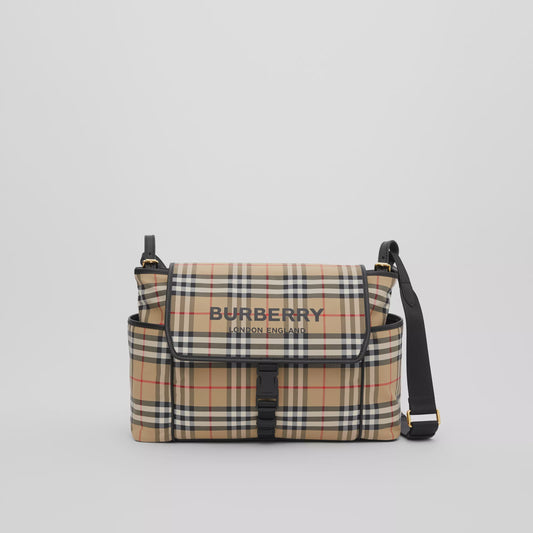 Burberry Vintage Check Nylon Baby Changing Bag