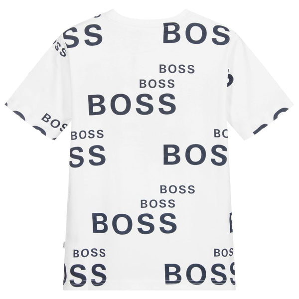 BOSS Allover Print Mini Me Tshirt