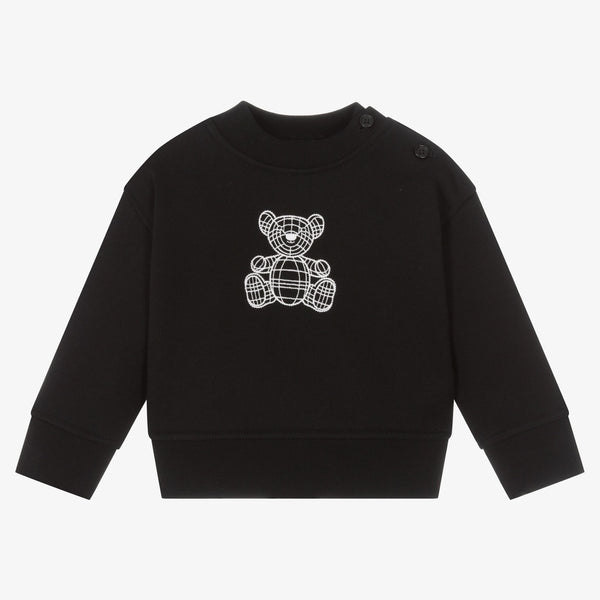 Burberry Baby Black Thomas Bear Sweatshirt