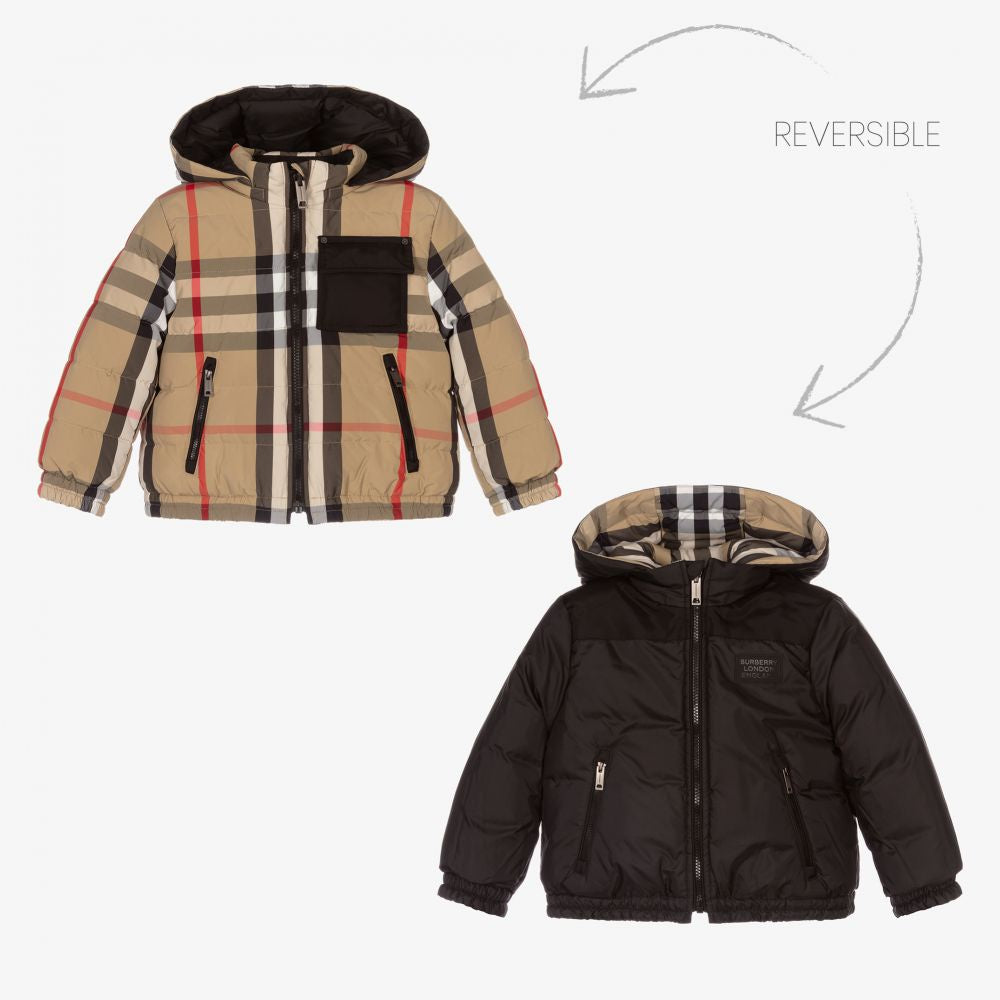 Burberry Check Down Jacket